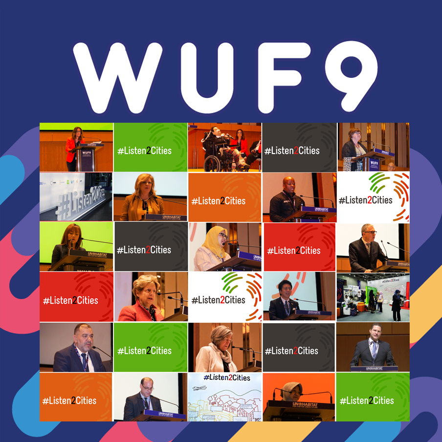 collage of the speakers at the wuf