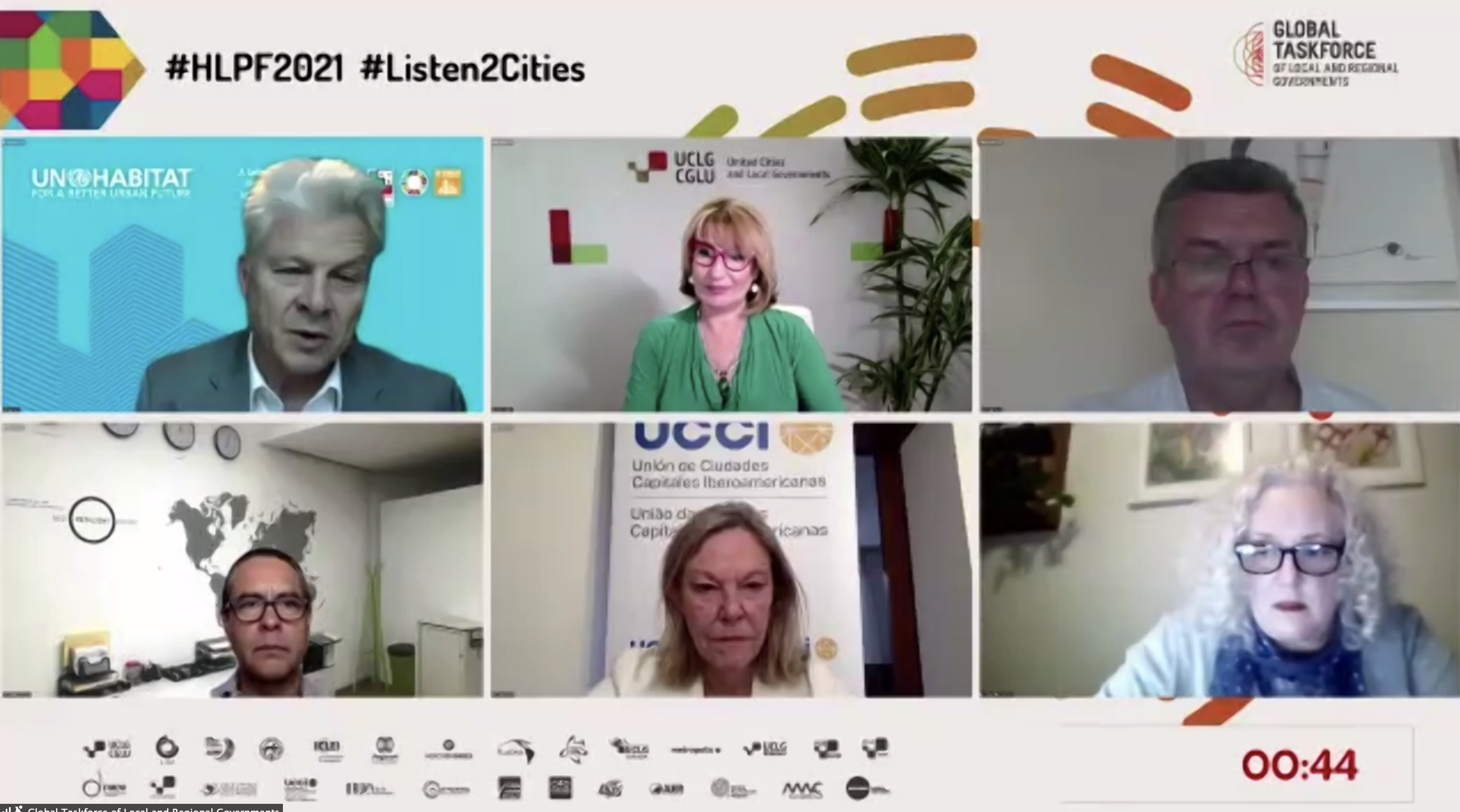 The constituency of local and regional governments gathers to debate the acceleration of the New Urban Agenda at the GTF meeting/Local Authorities Major Group Side Event