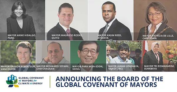 Global Covenant of Mayors for Climate and Energy appoints leadership board