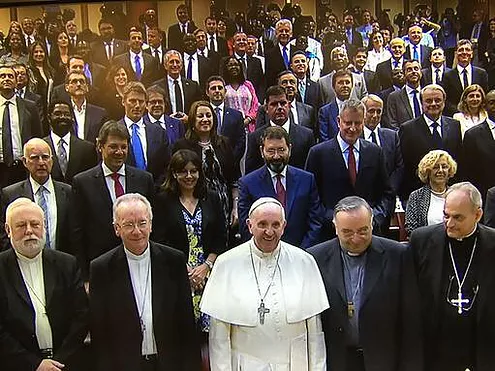 Mayors are essential to tackling climate change and human trafficking, says Pope Francis