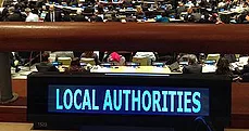 Local and Regional Governments Delegation at COP21 ministerial negotiations