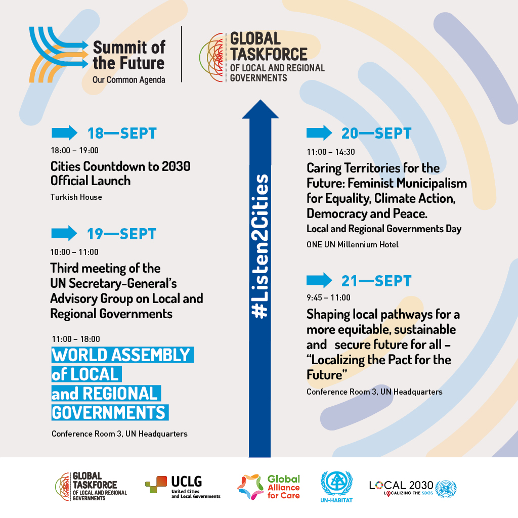 Mayors and governors come together in the World Assembly of Local and Regional Governments to call for a Pact that guarantees better lives everywhere