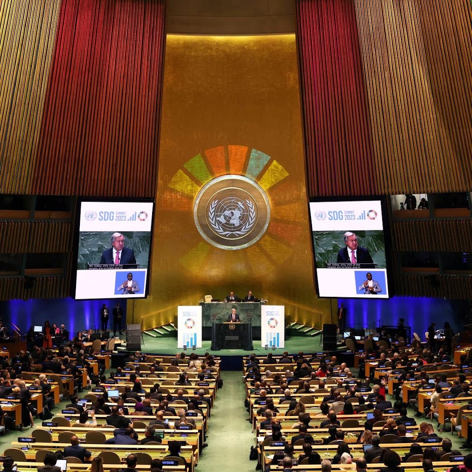 The organized constituency pledge to achieve the 2030 Agenda and a reformed multilateral system at the SDG Summit