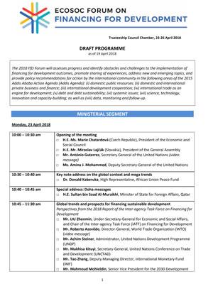 FfD programme