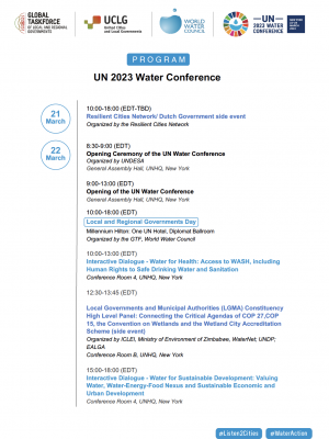 UN 2023 Water Conference