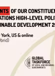 The United Nations High-Level Political Forum (HLPF) just started in New York